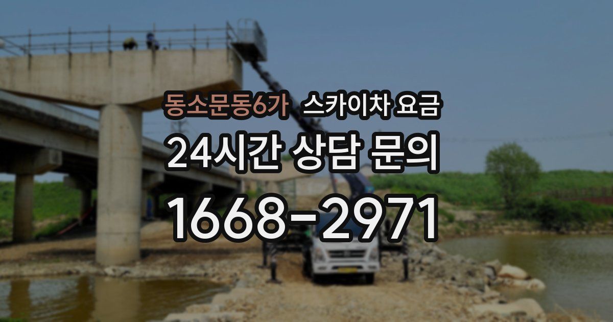 동소문동6가 스카이차 요금