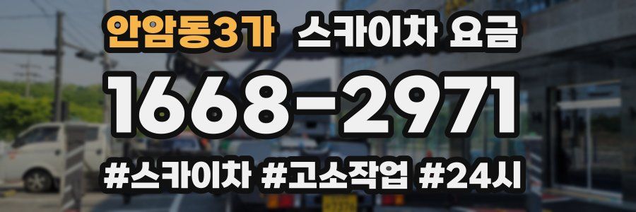 안암동3가 스카이차 요금