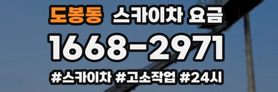 도봉동 스카이차 요금