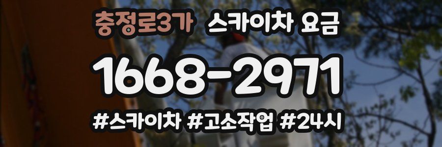 충정로3가 스카이차 요금