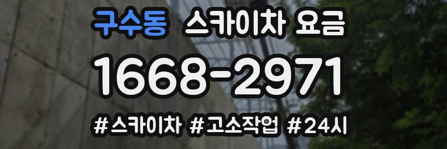 구수동 스카이차 요금