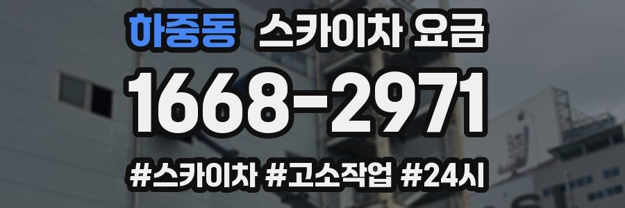 하중동 스카이차 요금