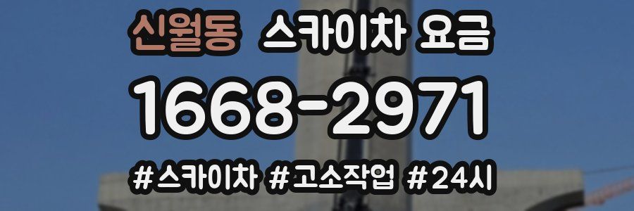 신월동 스카이차 요금