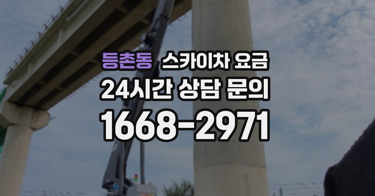 등촌동 스카이차 요금