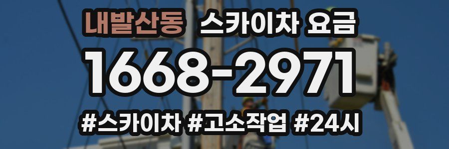 내발산동 스카이차 요금