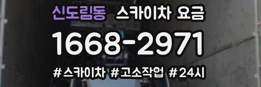 신도림동 스카이차 요금