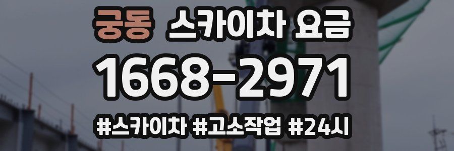 궁동 스카이차 요금