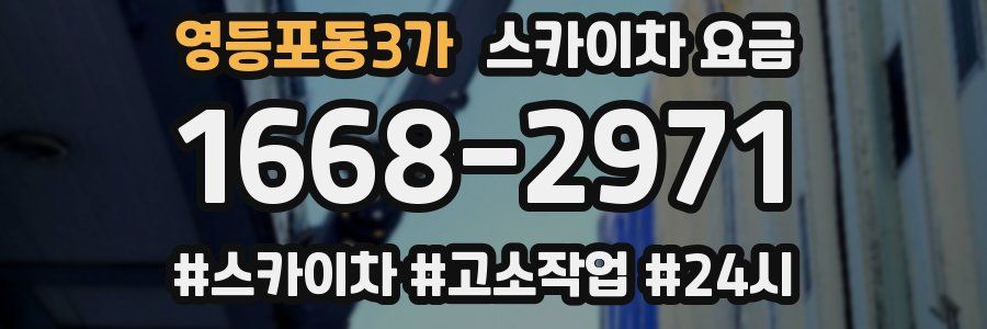 영등포동3가 스카이차 요금