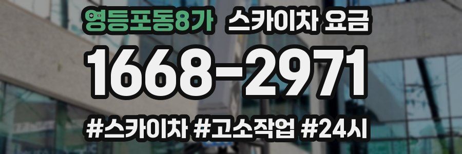 영등포동8가 스카이차 요금