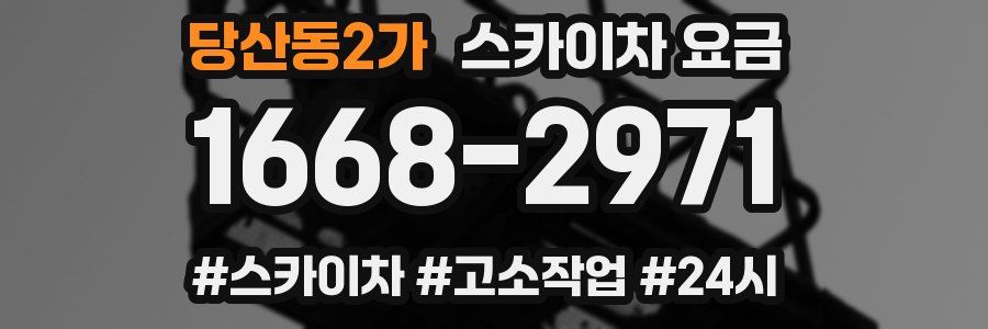 당산동2가 스카이차 요금