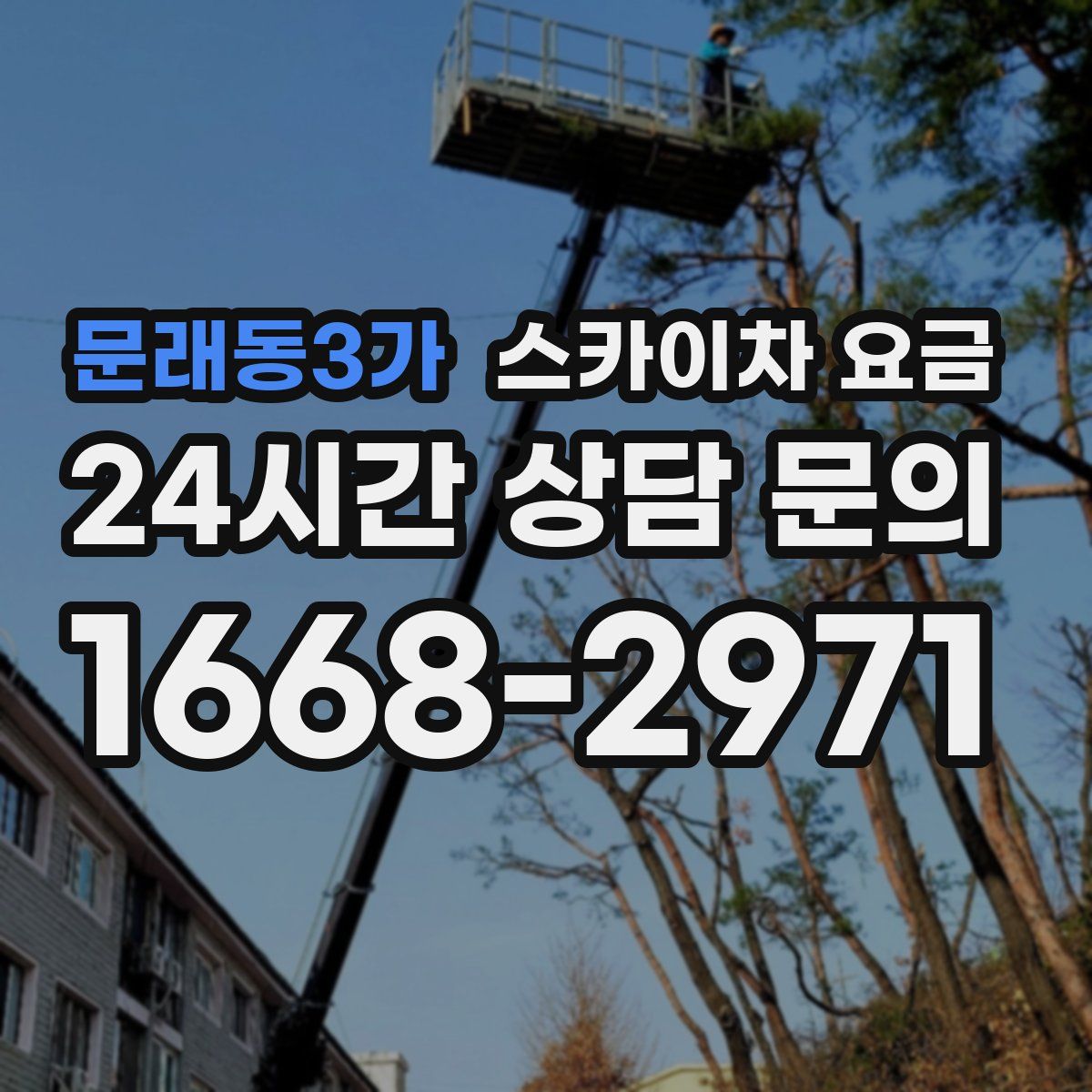 문래동3가 스카이차 요금