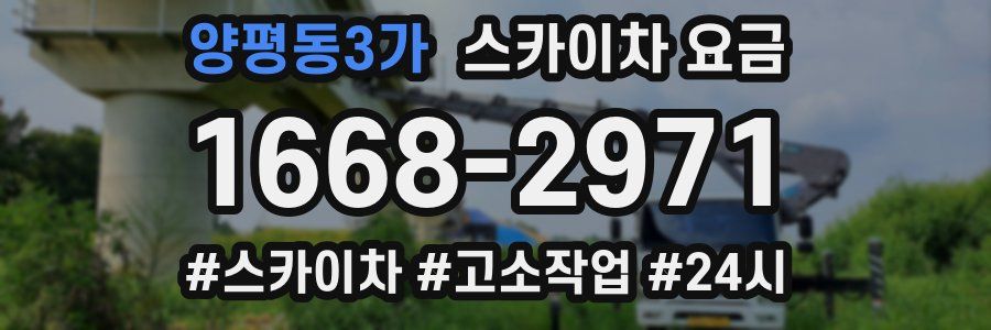 양평동3가 스카이차 요금