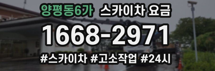 양평동6가 스카이차 요금