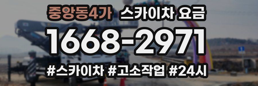 중앙동4가 스카이차 요금