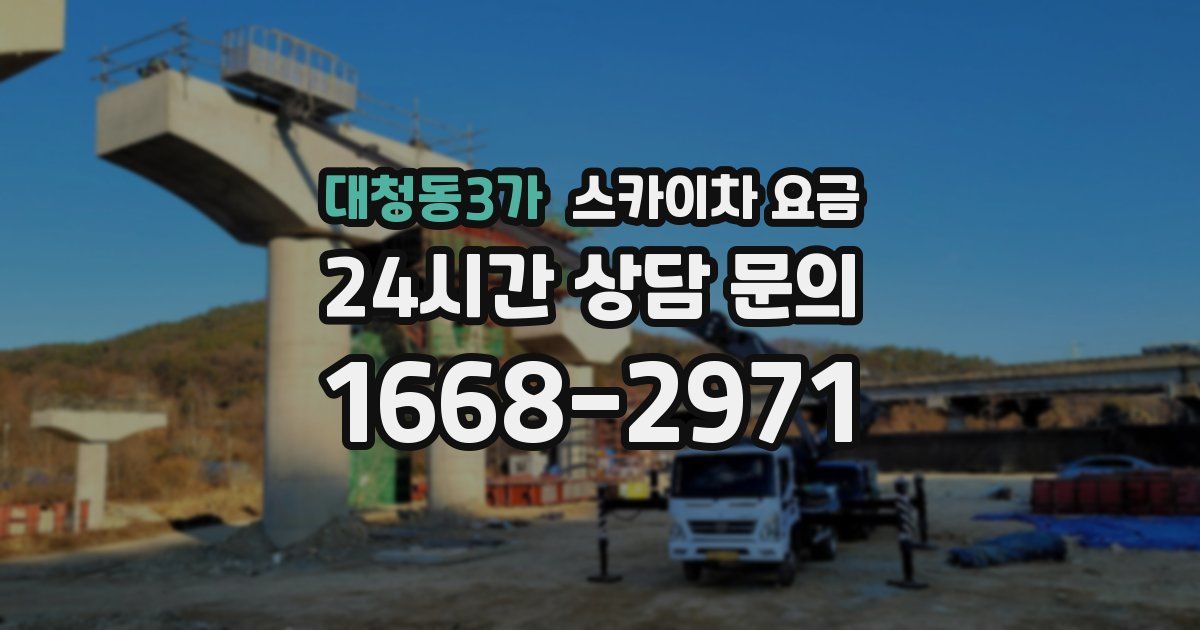 대청동3가 스카이차 요금