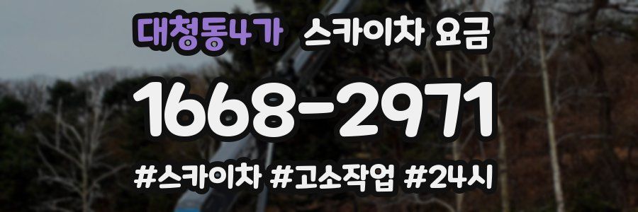 대청동4가 스카이차 요금