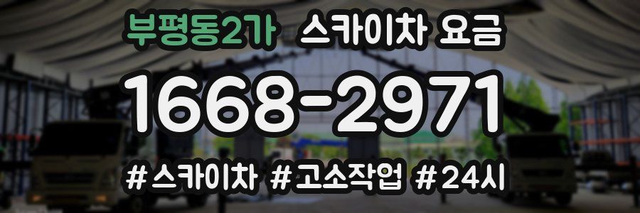 부평동2가 스카이차 요금