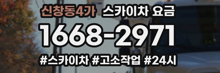 신창동4가 스카이차 요금