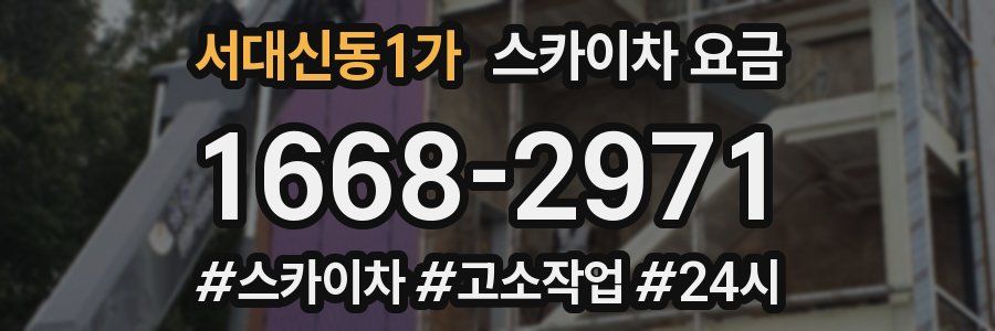 서대신동1가 스카이차 요금
