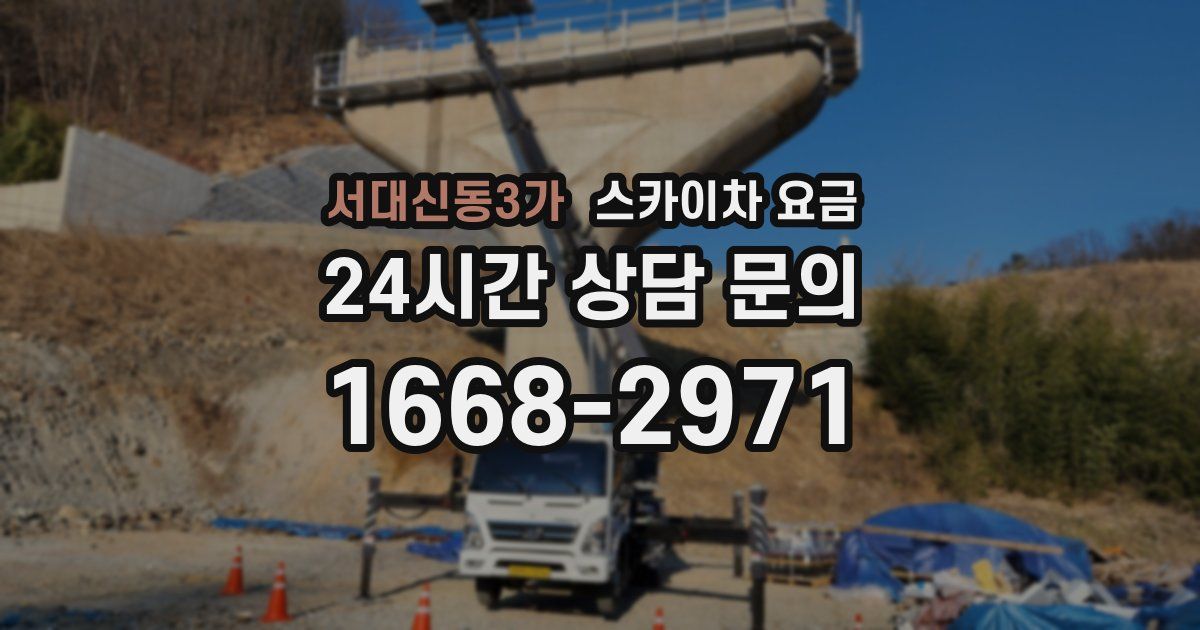 서대신동3가 스카이차 요금