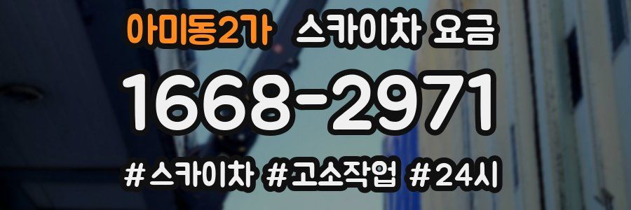 아미동2가 스카이차 요금