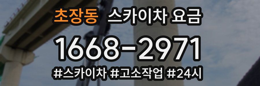 초장동 스카이차 요금