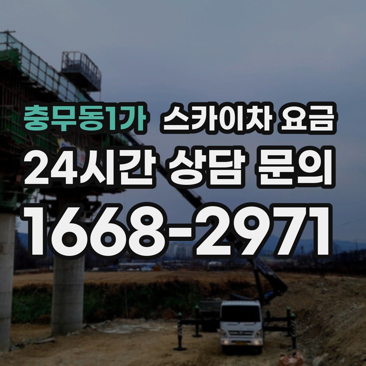 충무동1가 스카이차 요금