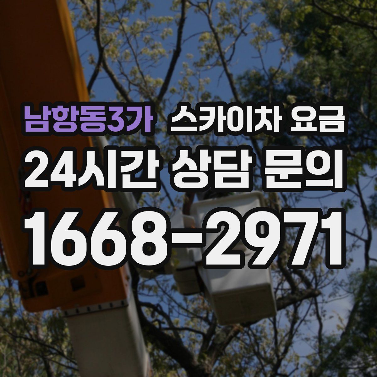 남항동3가 스카이차 요금