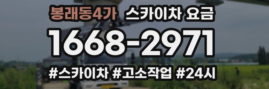 봉래동4가 스카이차 요금
