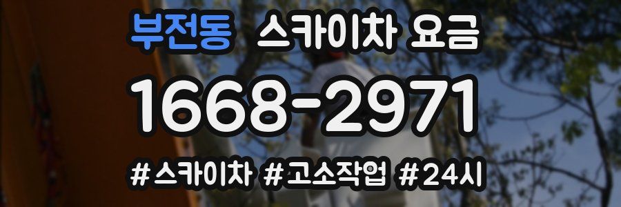 부전동 스카이차 요금