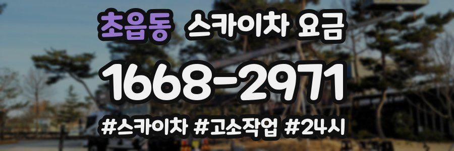 초읍동 스카이차 요금