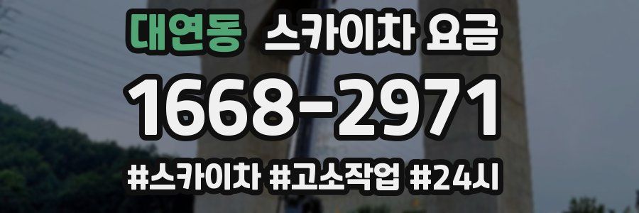 대연동 스카이차 요금