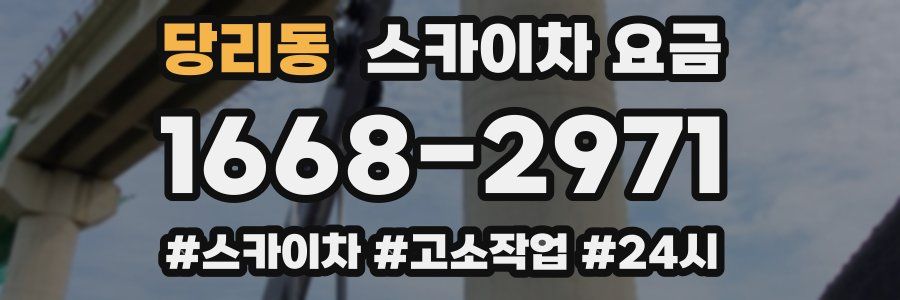 당리동 스카이차 요금