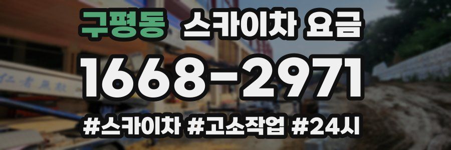 구평동 스카이차 요금