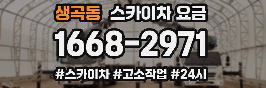 생곡동 스카이차 요금