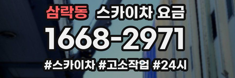 삼락동 스카이차 요금