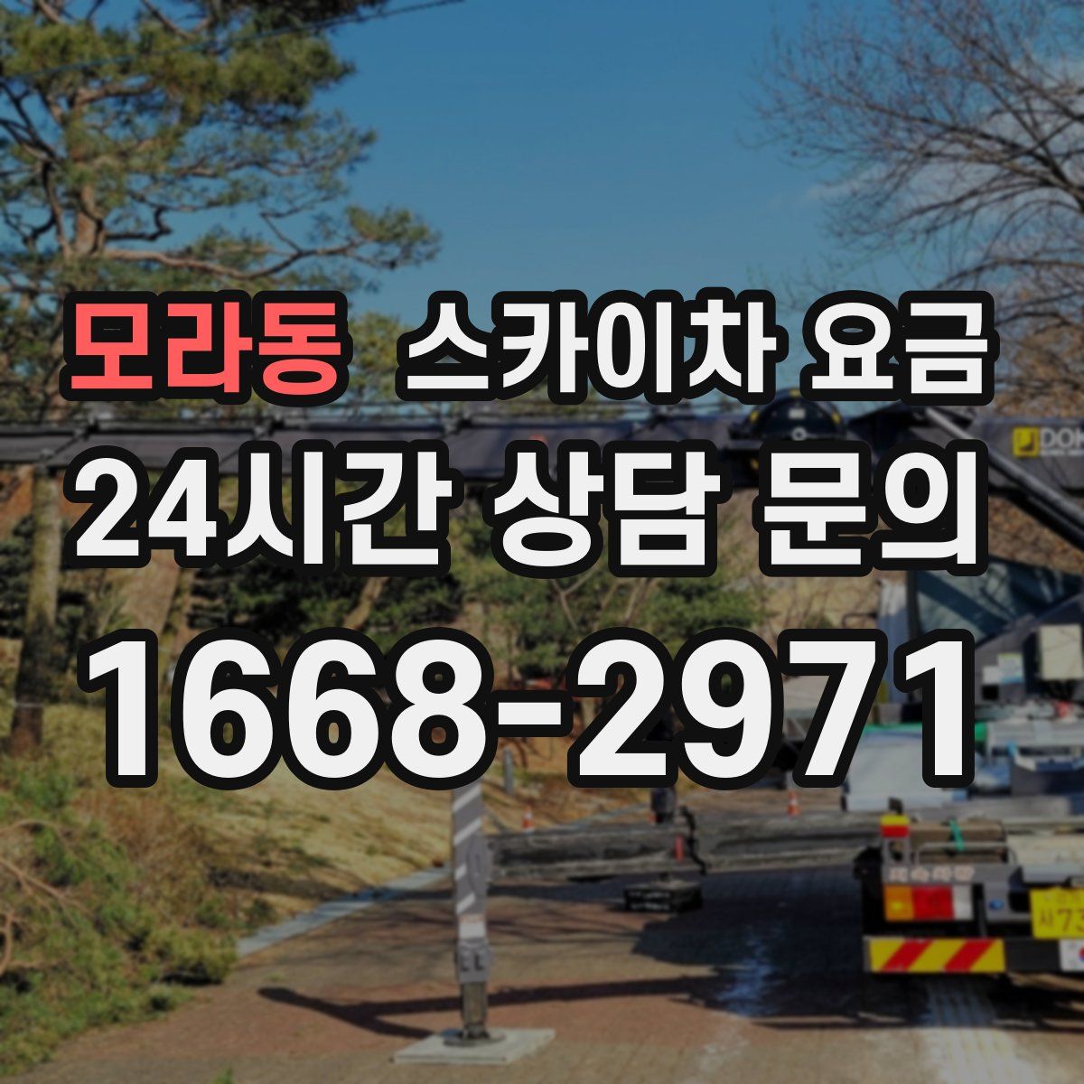 모라동 스카이차 요금