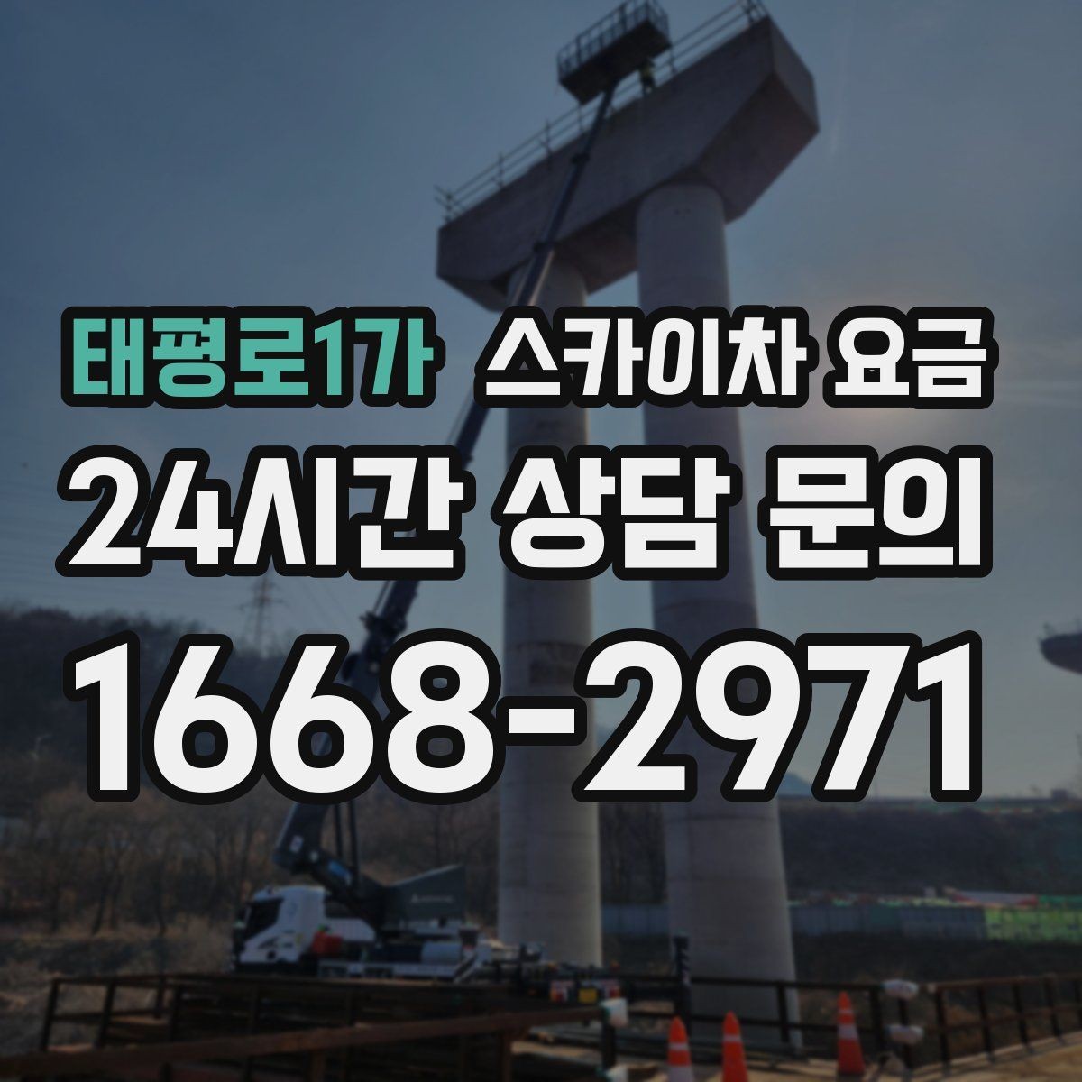 태평로1가 스카이차 요금 현장 사진을 어디서 어떻게 찍어야 할까