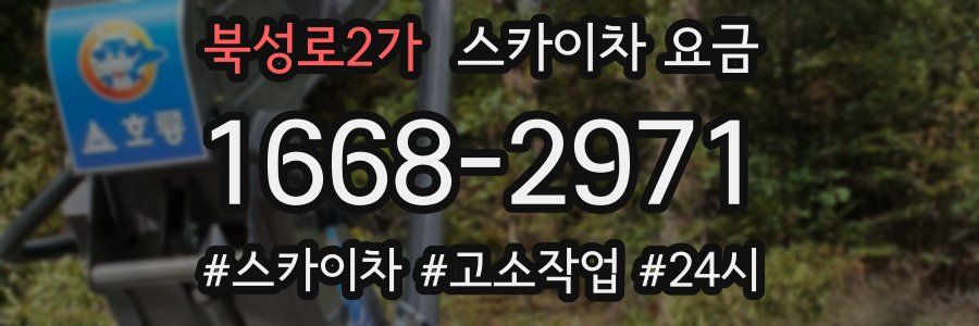 북성로2가 스카이차 요금