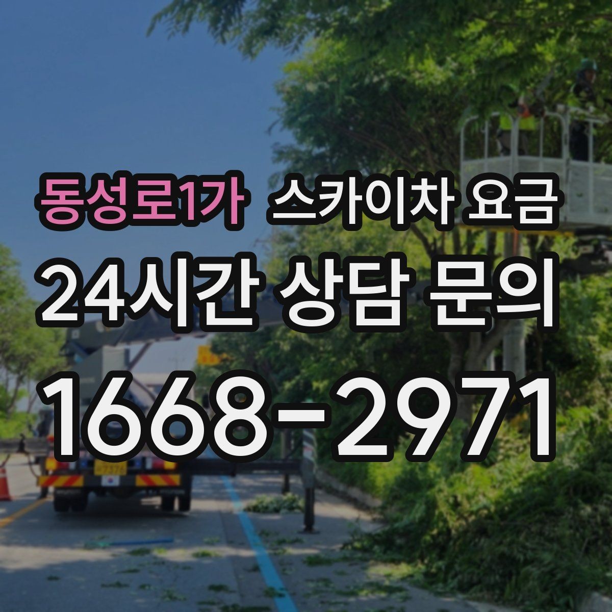 동성로1가 스카이차 요금 외벽 도장 작업 견적 포인트 정리