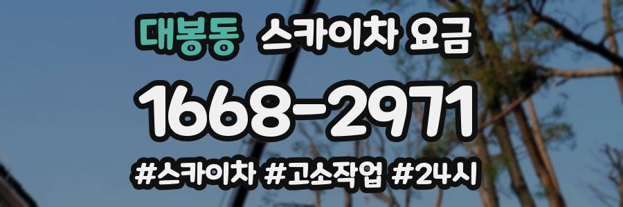 대봉동 스카이차 요금