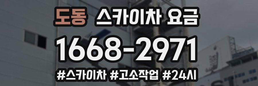 도동 스카이차 요금