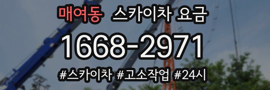 매여동 스카이차 요금