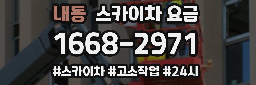 내동 스카이차 요금