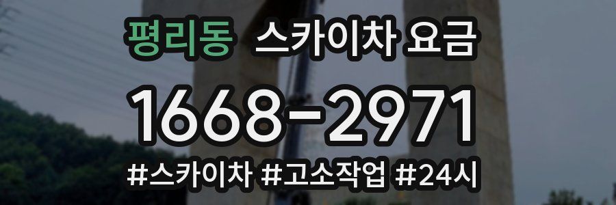 평리동 스카이차 요금