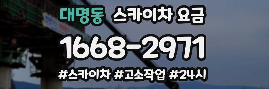 대명동 스카이차 요금