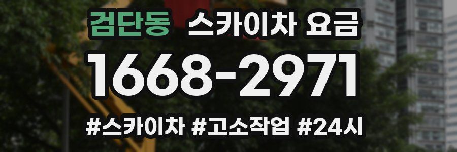 검단동 스카이차 요금