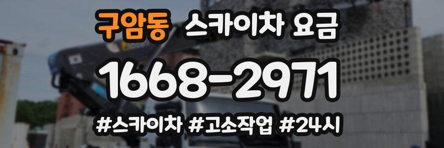 구암동 스카이차 요금