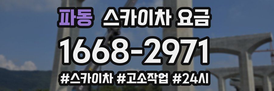 파동 스카이차 요금