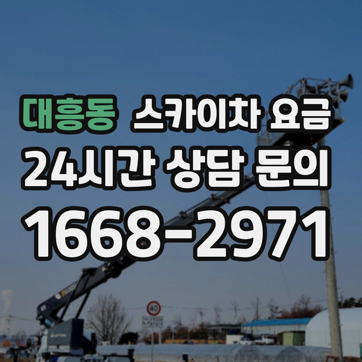 대흥동 스카이차 요금